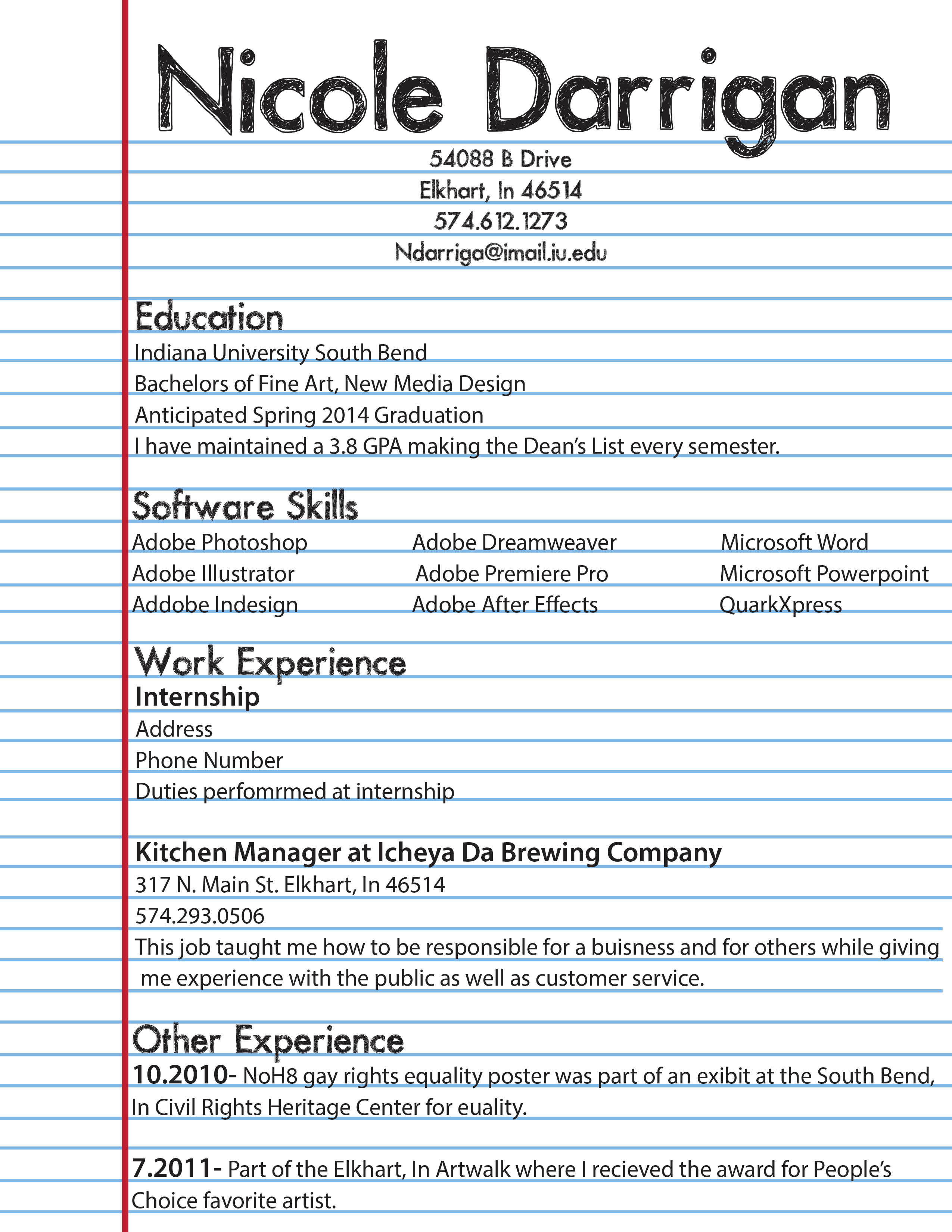 Write My First Cv Template How To Write Your First Cv